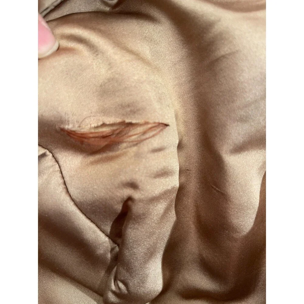 Vintage 50s Mink Stole Wrap 1950s Retro Light Brown Glam Old Hollywood Wedding